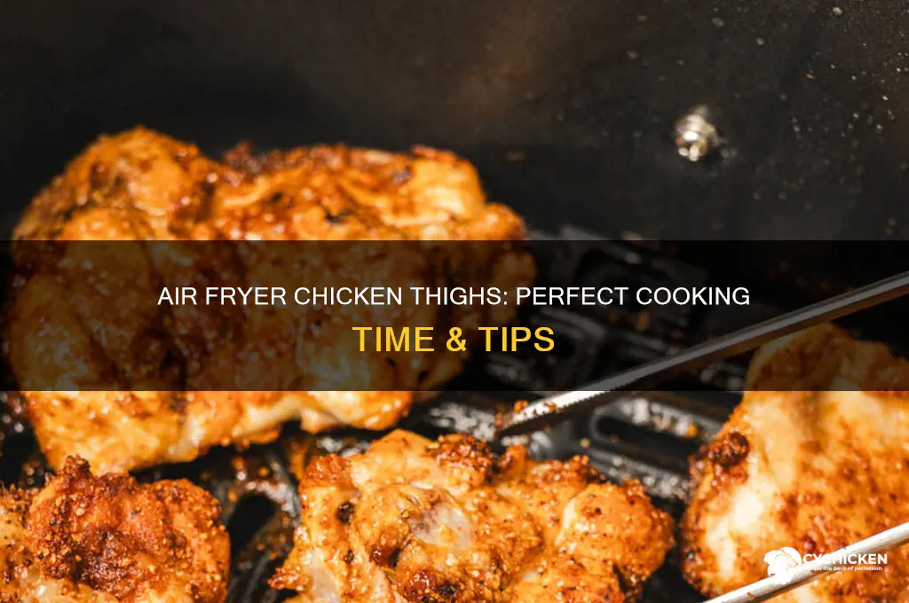 how long do chicken thighs take in air fryer