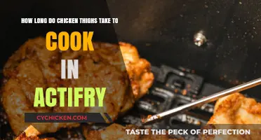 Perfectly Crispy Chicken Thighs in Actifry: Cooking Time Guide