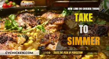 Simmering Chicken Thighs: Perfect Timing for Tender, Juicy Results