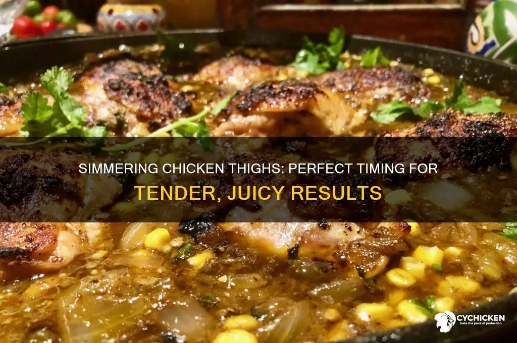 how long do chicken thighs take to simmer