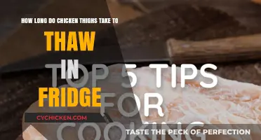 Thawing Chicken Thighs Safely: Fridge Defrosting Time Guide