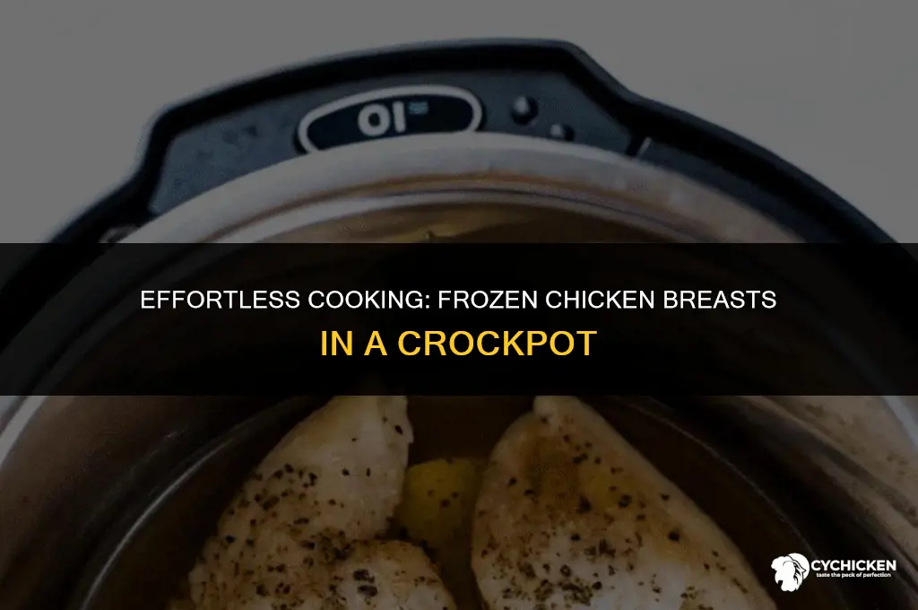 how long do frozen chicken breasts cook in a crockpot