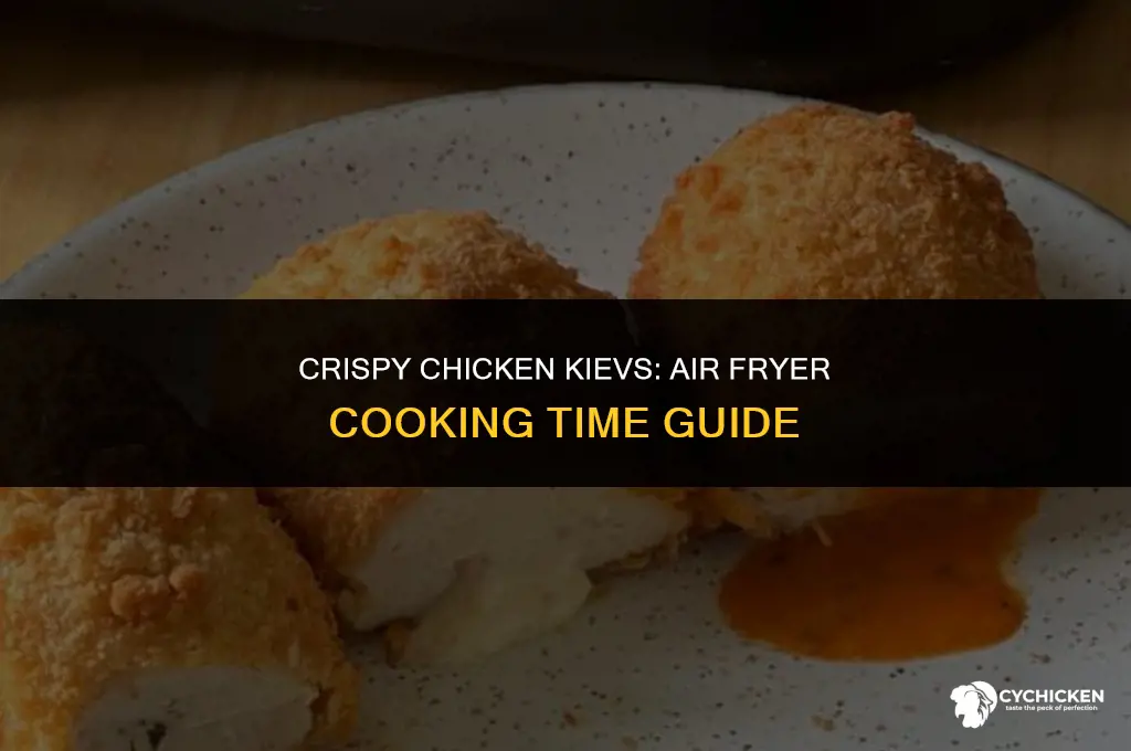 how long do frozen chicken kievs take in air fryer