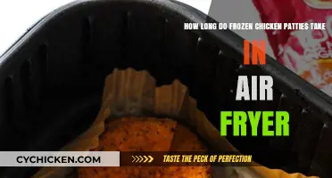 Crispy Frozen Chicken Patties: Air Fryer Cooking Time Guide
