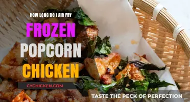 Crispy Delights: Air-Frying Frozen Popcorn Chicken to Perfection