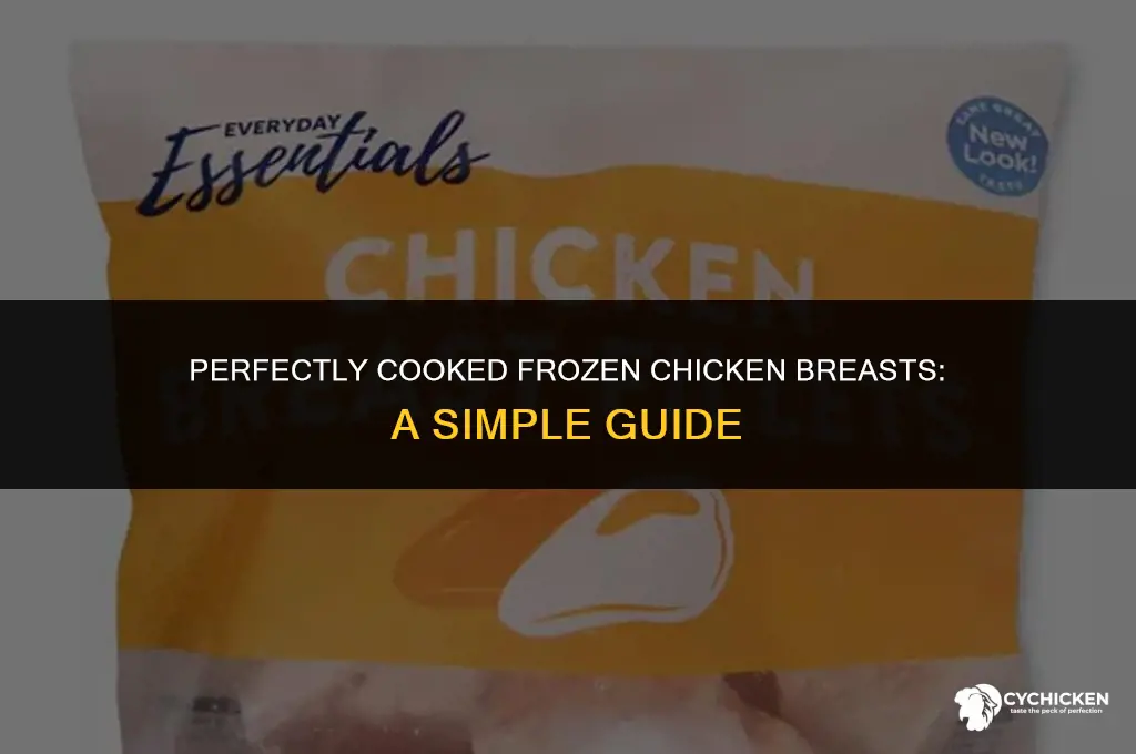 how long do i boil 2 frozen chicken breasts