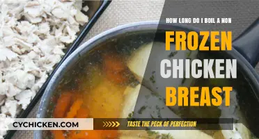 Perfectly Cooked Chicken Breast: Boiling Time for Non-Frozen Meat