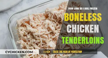 Perfectly Cooked Chicken Tenderloins: A Guide to Boiling Frozen Boneless Delights