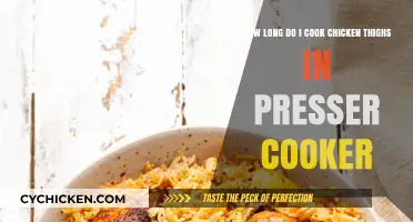 Perfectly Cooked Chicken Thighs: Pressure Cooker Time Guide