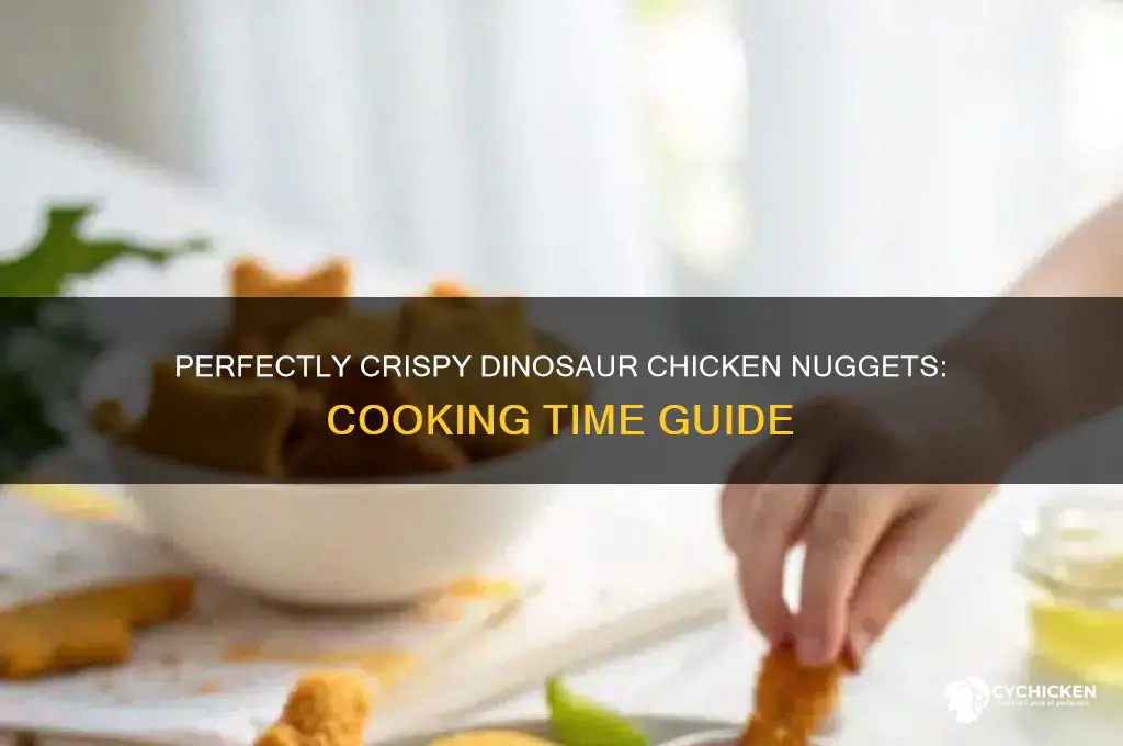 how long do i cook dinosaur chicken nuggets