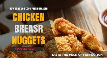 Perfectly Crispy: Cooking Time for Fresh Breaded Chicken Breast Nuggets