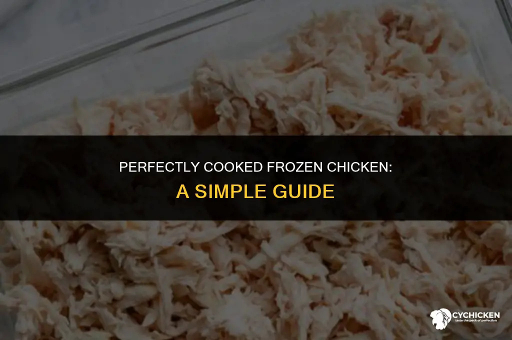 how long do i cook frozen chicke