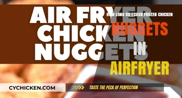 Air-Frying Frozen Chicken Nuggets: The Perfect Crispy Time
