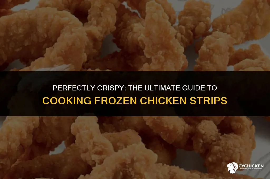 how long do i cook frozen chicken strips