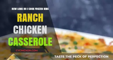 Perfectly Cooked Frozen King Ranch Chicken Casserole: A Guide