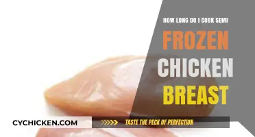 Perfectly Cooked Semi-Frozen Chicken Breast: A Time-Saving Guide
