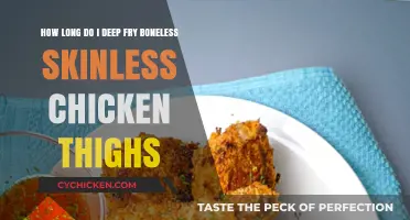 Perfectly Crispy: Deep Frying Boneless Chicken Thighs Timing Guide