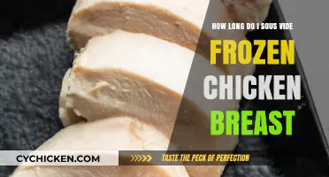 Reviving Frozen Chicken Breast: A Sous Vide Time Guide