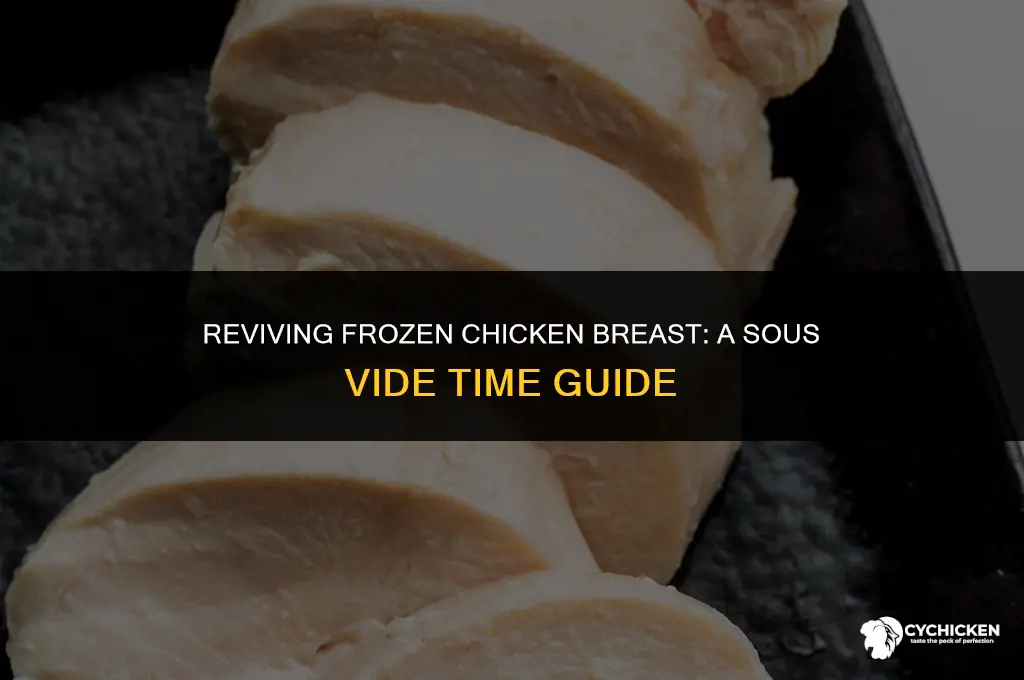 how long do i sous vide frozen chicken breast