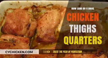 Perfectly Broiled Chicken Thigh Quarters: Timing Tips for Juicy Results