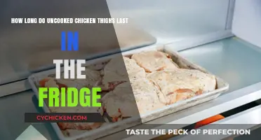 Uncooked Chicken Thighs: Fridge Storage Time and Safety Tips