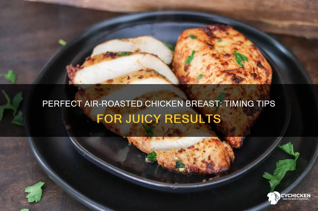 how long do you air roast chicken breast