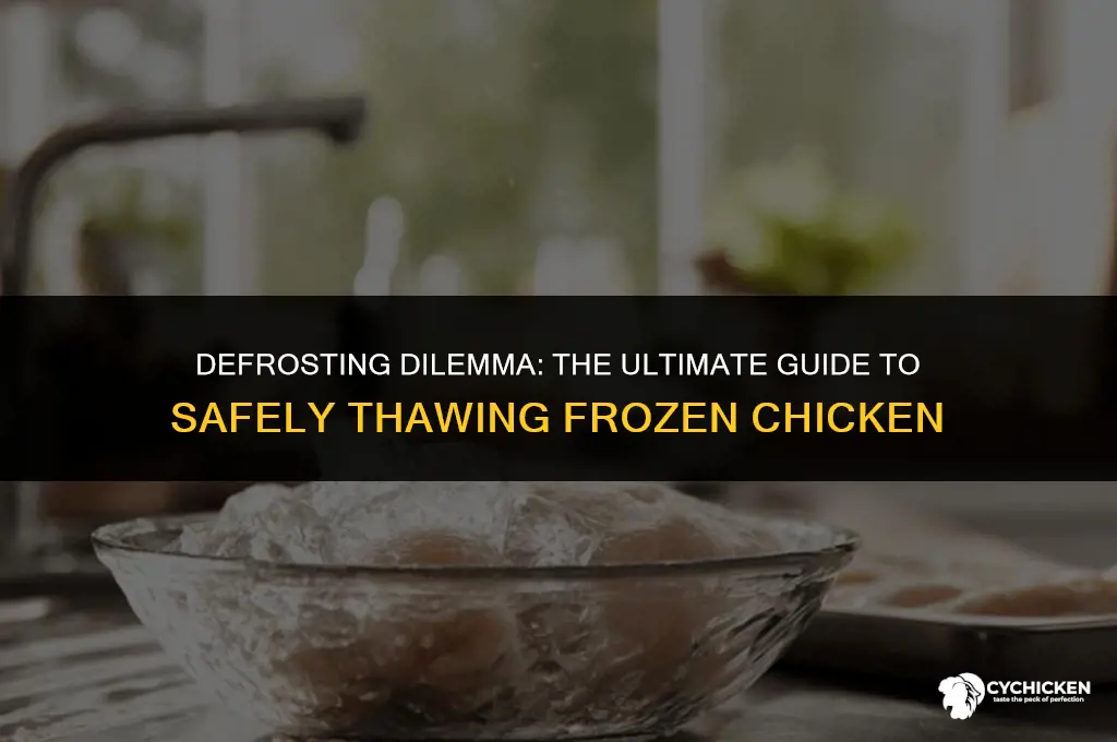 how long do you bill frozen chicken