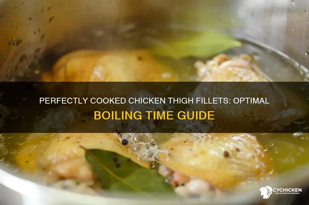 how long do you boil chicken thigh fillets for