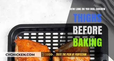 Perfectly Cooked Chicken Thighs: Boiling Time Before Baking Revealed