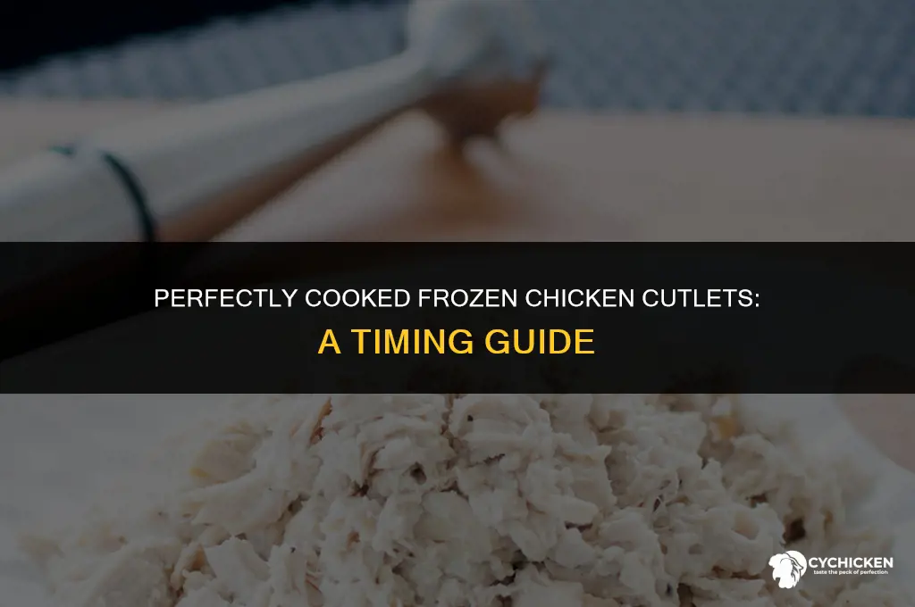 how long do you boil frozen chicken cutlets