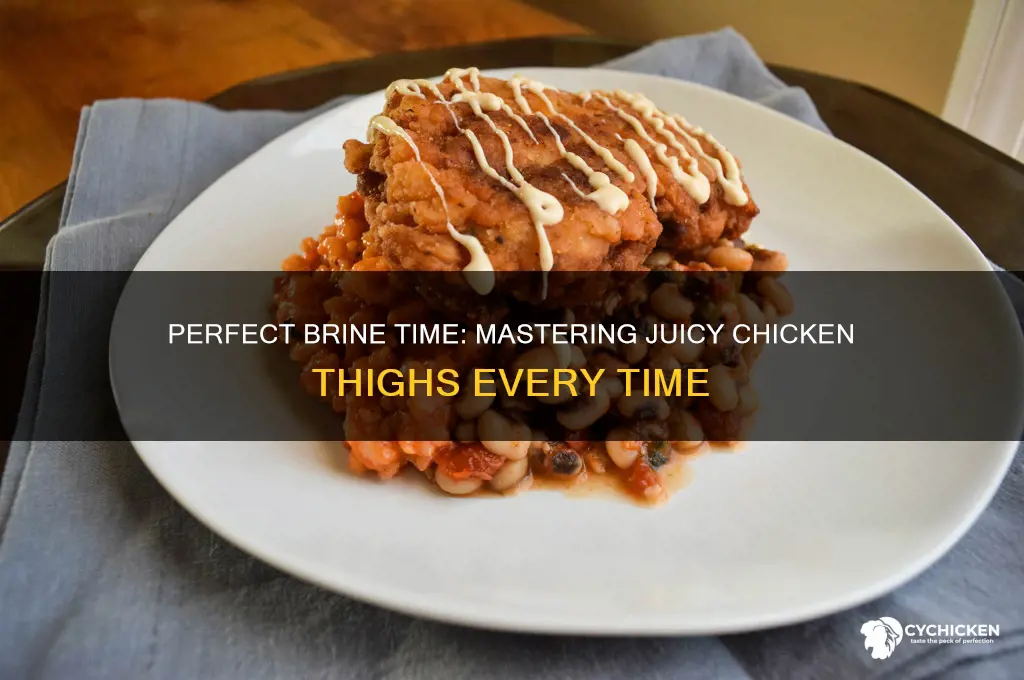 how long do you brine chicken thighs