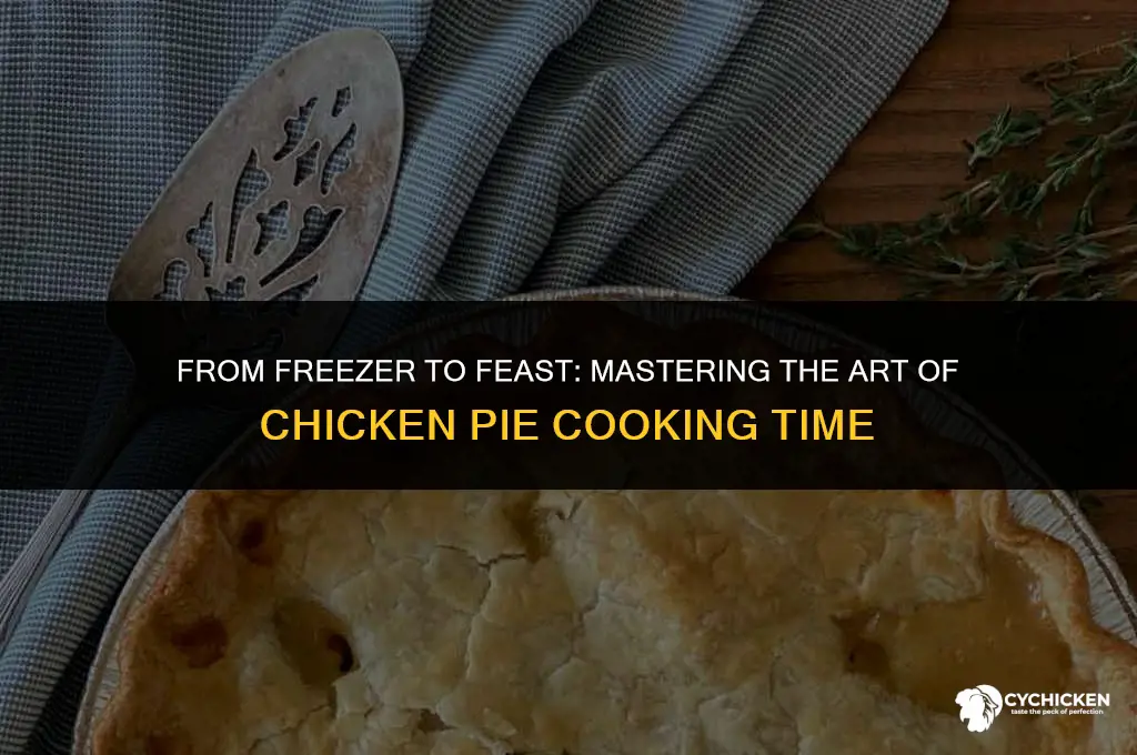 how long do you cook a frozen chicken pie