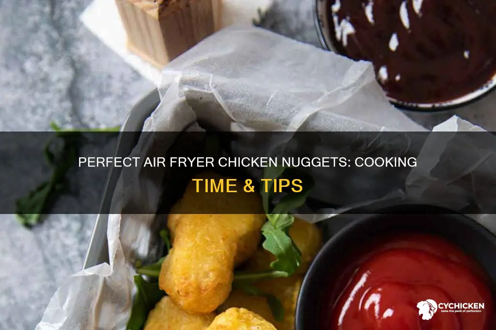 how long do you cook chicken nuggets in the airfryer