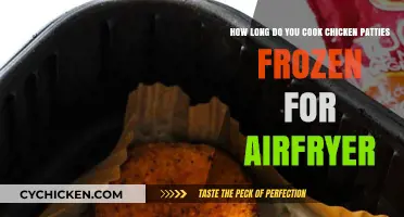 Crispy Air-Fried Chicken Patties: Cooking Time for Frozen Delights
