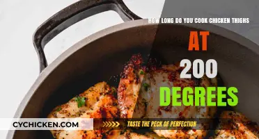 Perfectly Cooked Chicken Thighs at 200 Degrees: Timing Tips