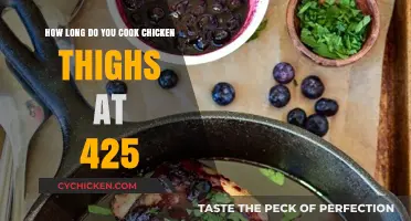 Perfectly Crispy Chicken Thighs: 425°F Cooking Time Guide