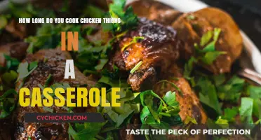 Perfectly Cooked Chicken Thighs: Casserole Time and Tips