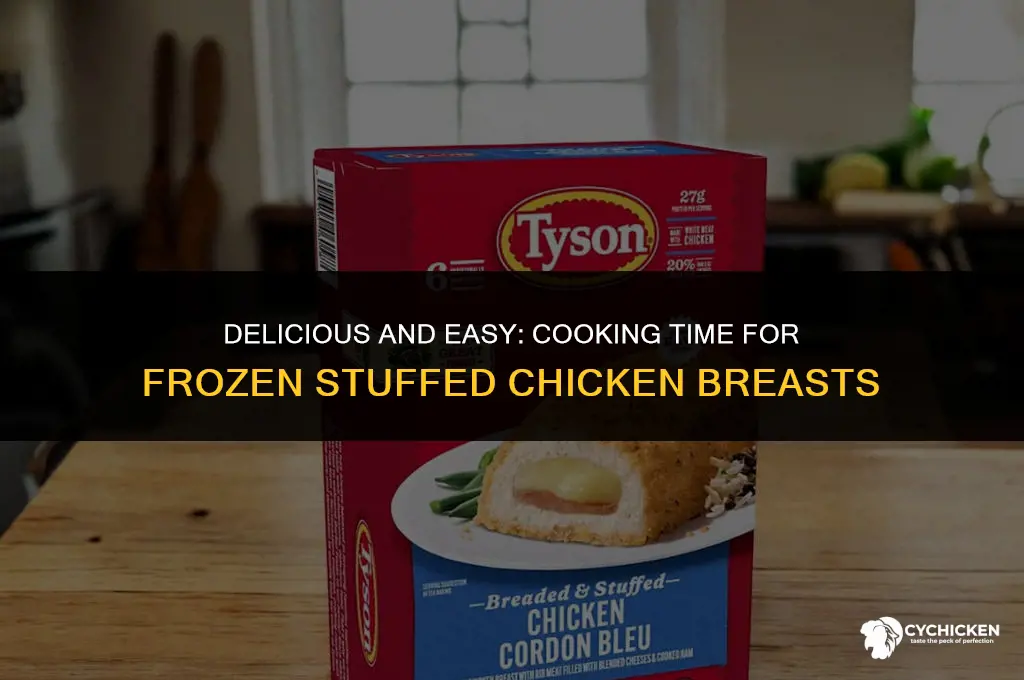how long do you cook frozen stuffed chicken breasts