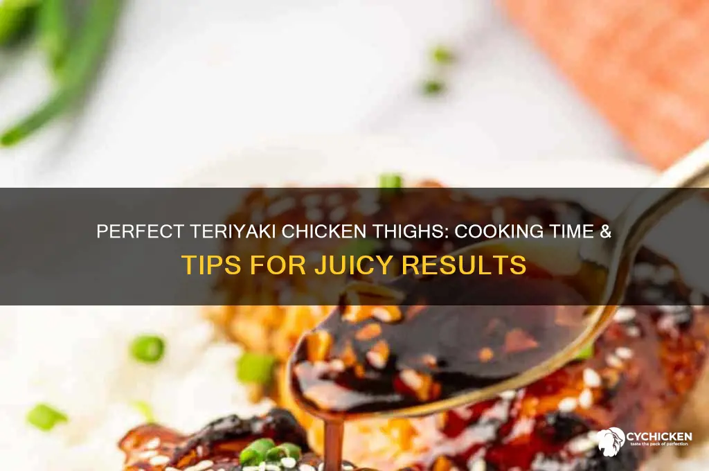 how long do you cook teriyaki chicken thighs