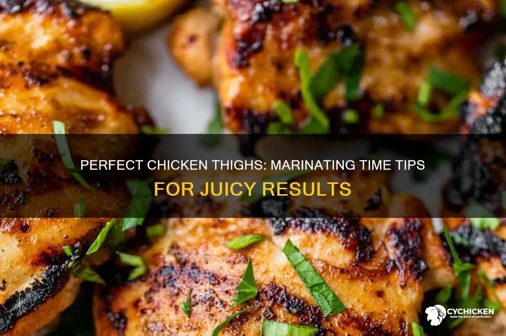 how long do you let chicken thighs marinate