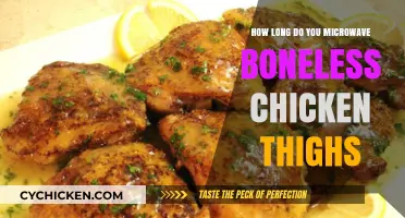 Microwaving Boneless Chicken Thighs: Perfect Timing for Juicy Results