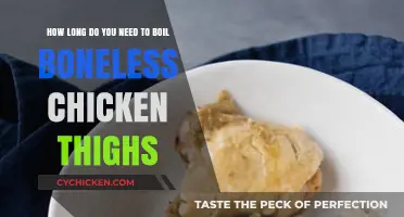 Perfectly Cooked Boneless Chicken Thighs: Optimal Boiling Time Guide