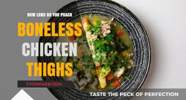 Perfectly Poached Chicken Thighs: Timing Tips for Tender Results