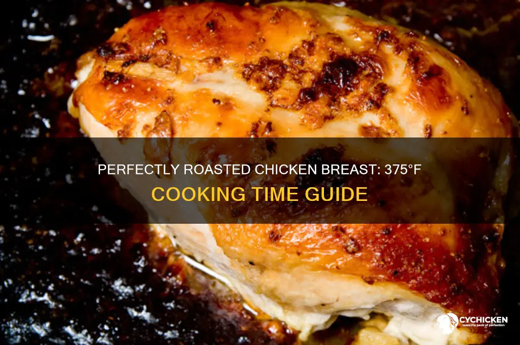how long do you roast chicken breast at 375