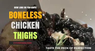 Perfectly Sautéed Boneless Chicken Thighs: Timing Tips for Juicy Results