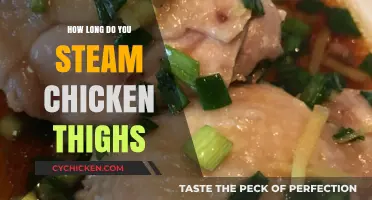 Perfectly Steamed Chicken Thighs: Timing Tips for Juicy Results