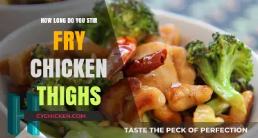 Perfect Stir-Fry Chicken Thighs: Timing Tips for Juicy Results
