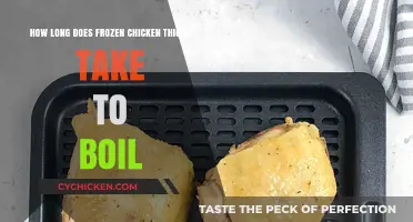Boiling Frozen Chicken Thighs: Perfect Timing for Tender Results