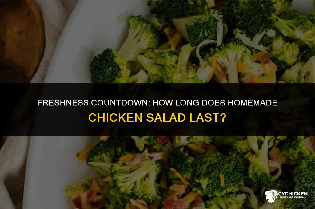 how long does homemade chicken salad last