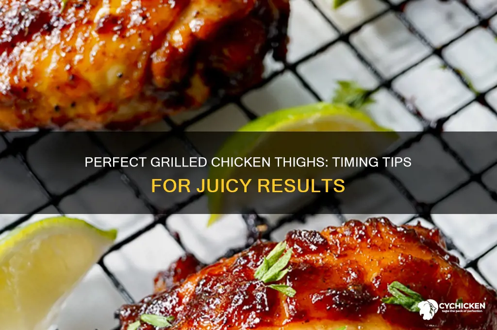 how long does it take chicken thighs on the gril